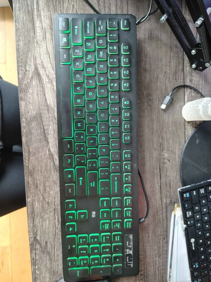 Rii Wired Backlit Keyboard - photo 2
