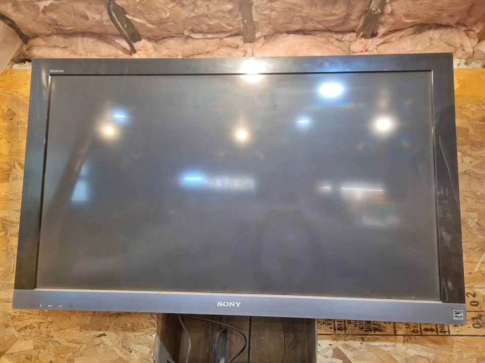46" SONY BRAVIA TV w/remote, stand & wall mount