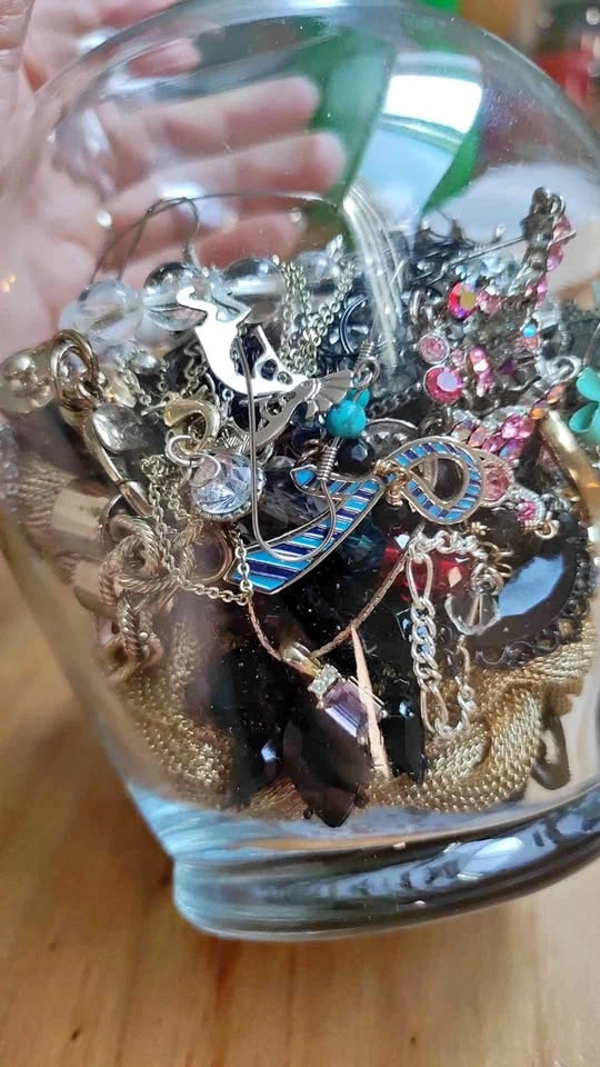 Large Assorted Costume Jewelry Jar Lot