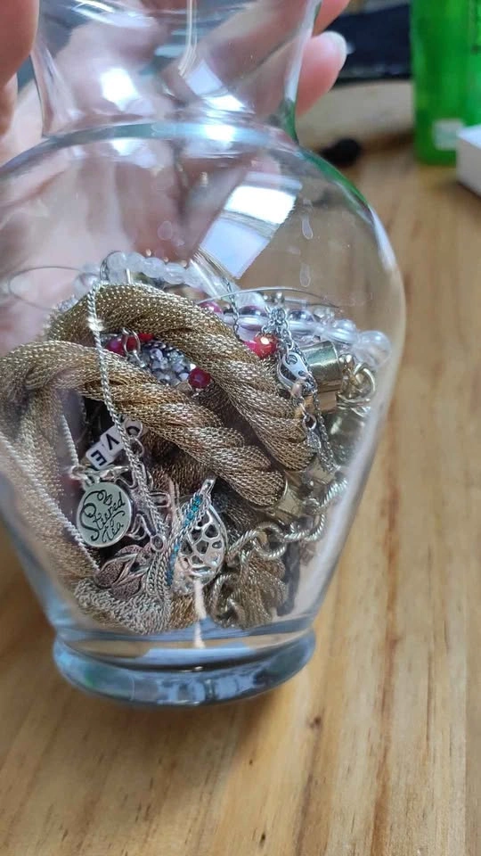 Large Assorted Costume Jewelry Jar Lot - photo 4