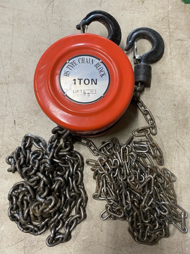 1 ton hoist chain block