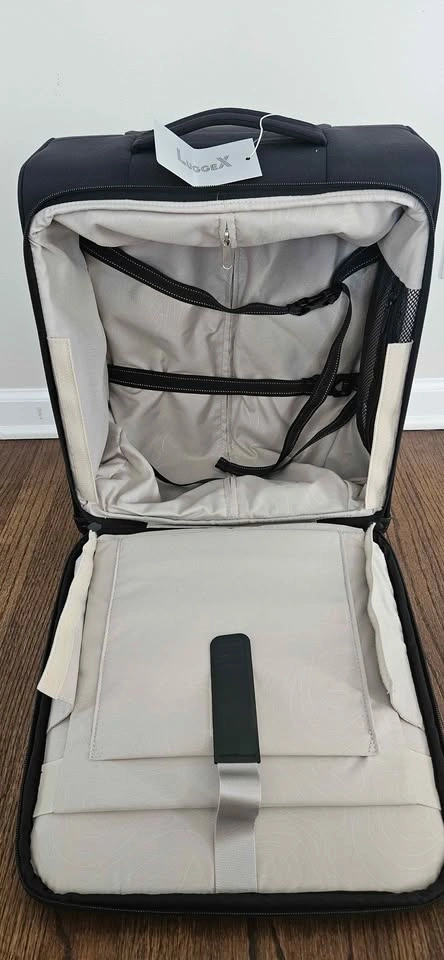 Underseat Carry-On 16 Inch Soft Shell, 8-Spinner Wheels, Lightwe - photo 3