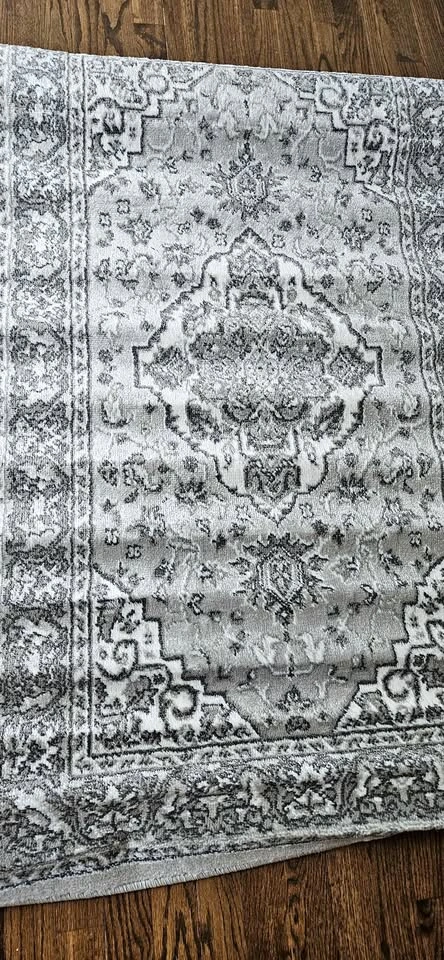 Superior Glendale Oriental Medallion Indoor Area Rug, 3'x5', Gra