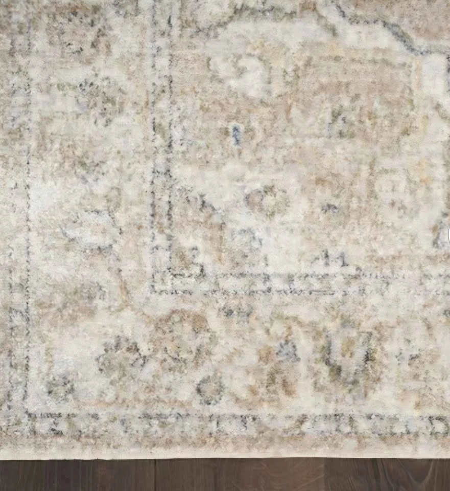 Nourison Astra Machine Washable 4' x 6' Beige Vintage Rug - photo 3