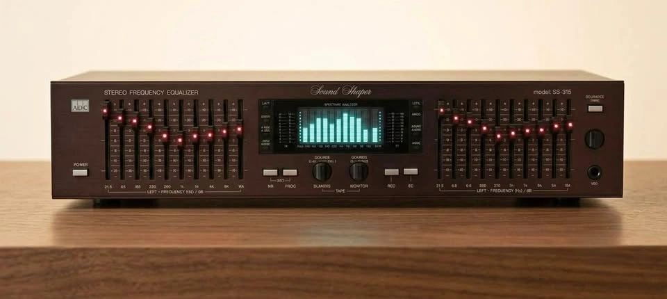 ⚠️NEEDS TLC! ADC Sound Shaper SS-315 Graphic Equalizer