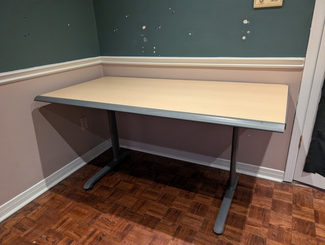 60” x 30” Haworth Table, Free delivery