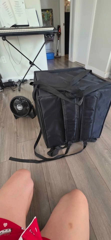 Large insulated delivery bag backpack - photo 3