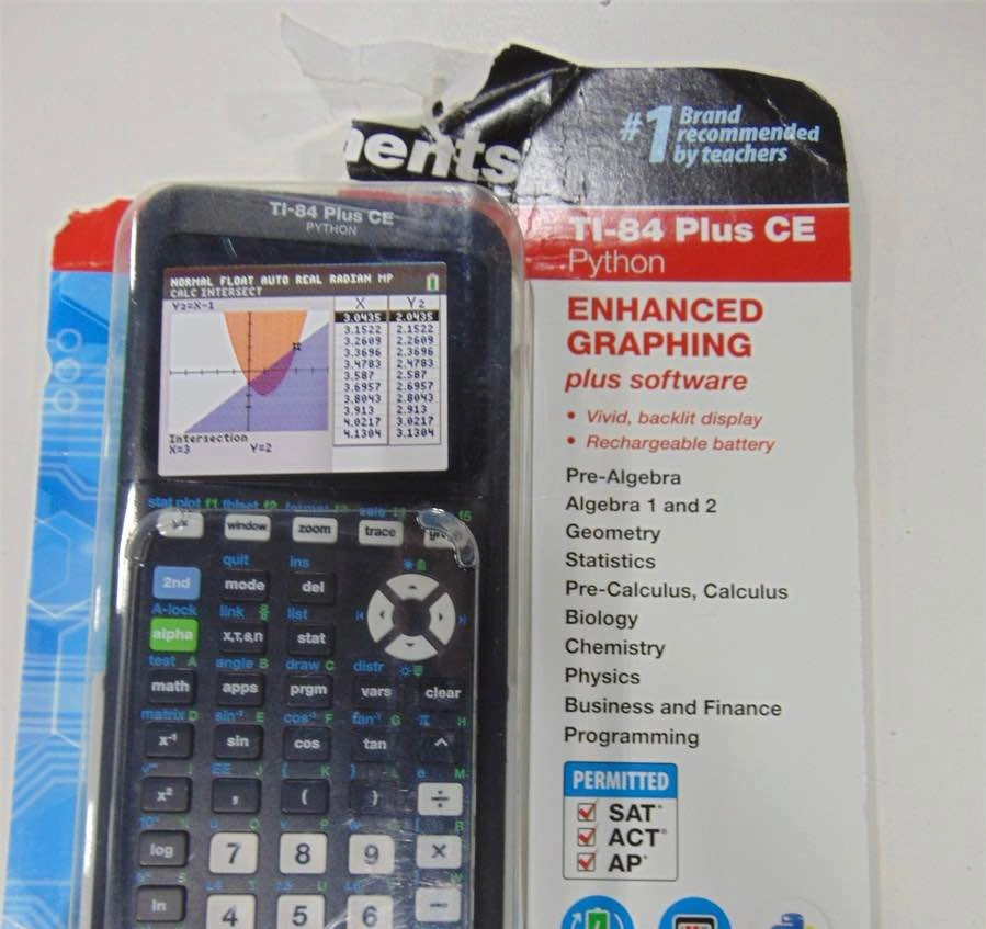 TEXAS INSTRUMENTS TI-84+ CE GRAPHING CALCULATOR - photo 2