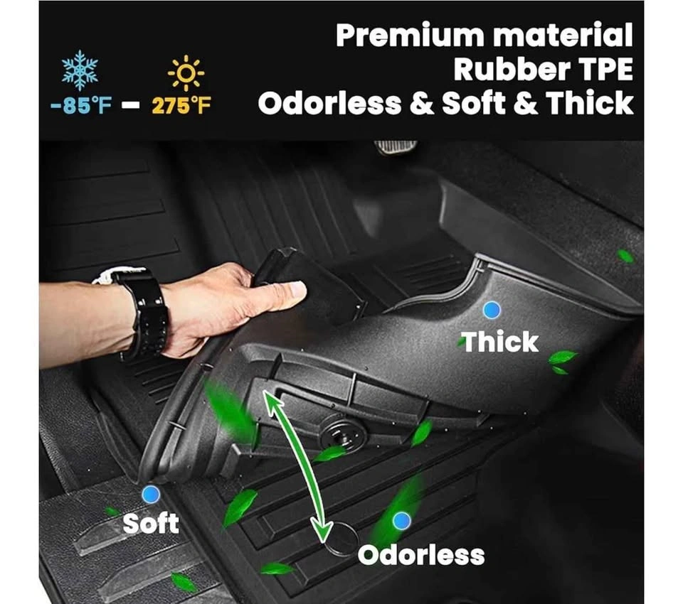 Hyundai Palisade 2026+ All-Weather Floor Mats & Cargo Liner Set - photo 2