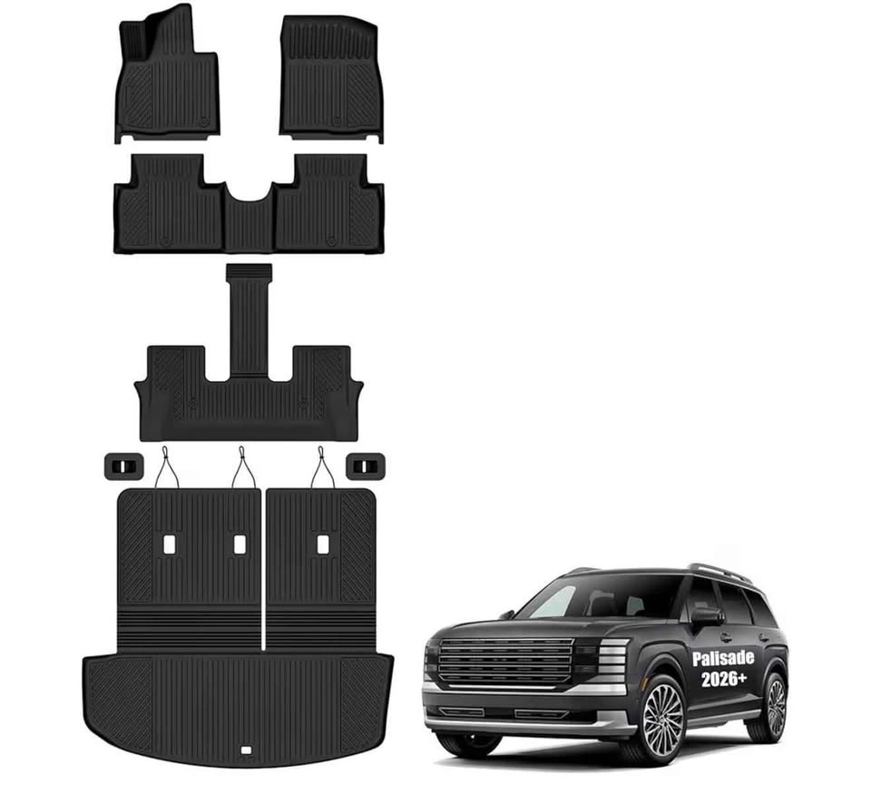 Hyundai Palisade 2026+ All-Weather Floor Mats & Cargo Liner Set - photo 4