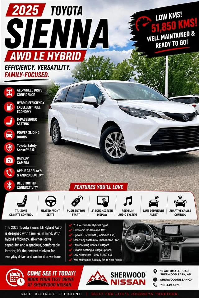 2025 Toyota Sienna LE Hybrid