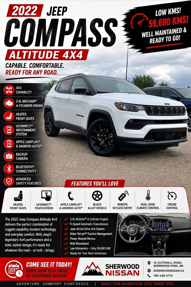 2024 Jeep Compass 4X4 ALTITUDE