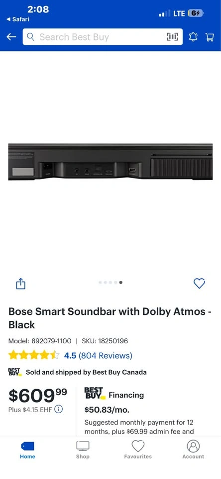 Bose soundbar brand new