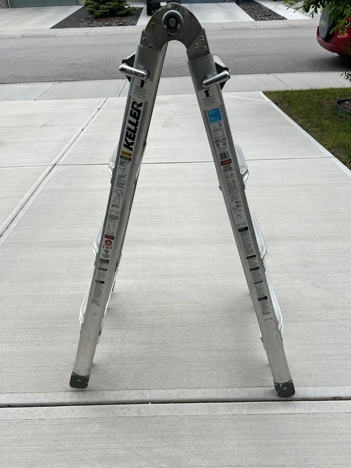 Keller 17-ft Multi-Position Aluminum Ladder (250-lb Capacity) - photo 2