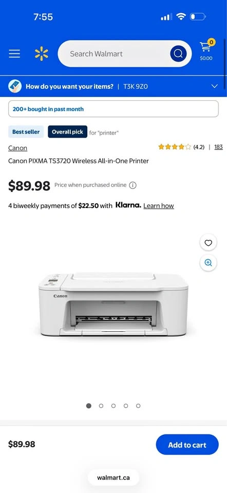 Canon All in One Wireless Printer