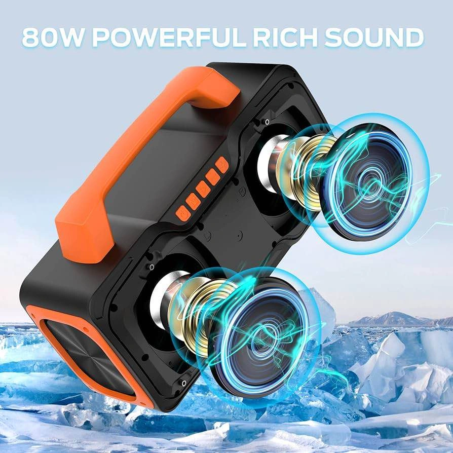 BUGANI 80W Bluetooth Speaker – Powerful, Waterproof, Portable - photo 2