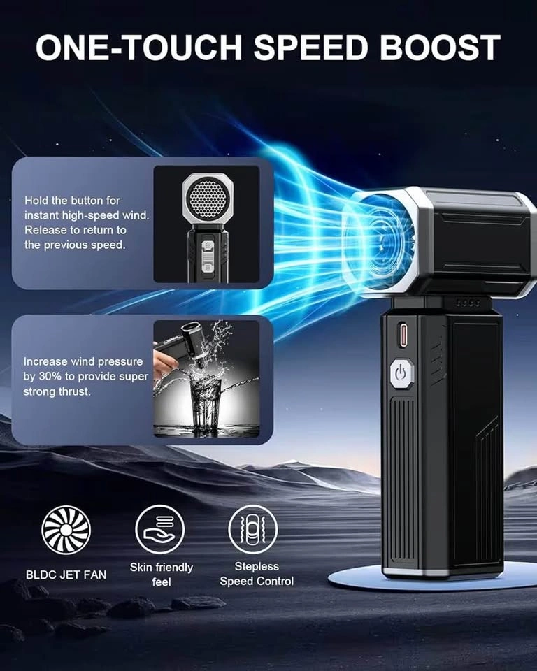 Super Powerful 180,000 RPM Compressed Air Duster - photo 3