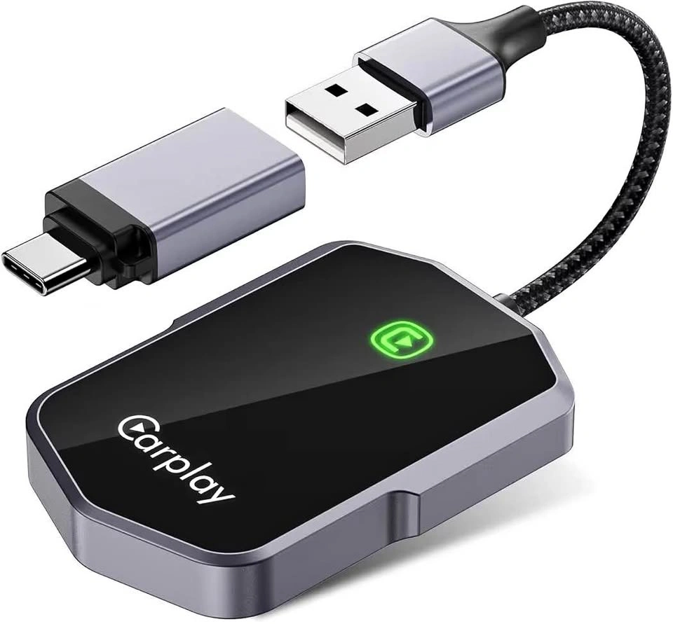 🚗 Wireless CarPlay Adapter – Plug & Play (2024)