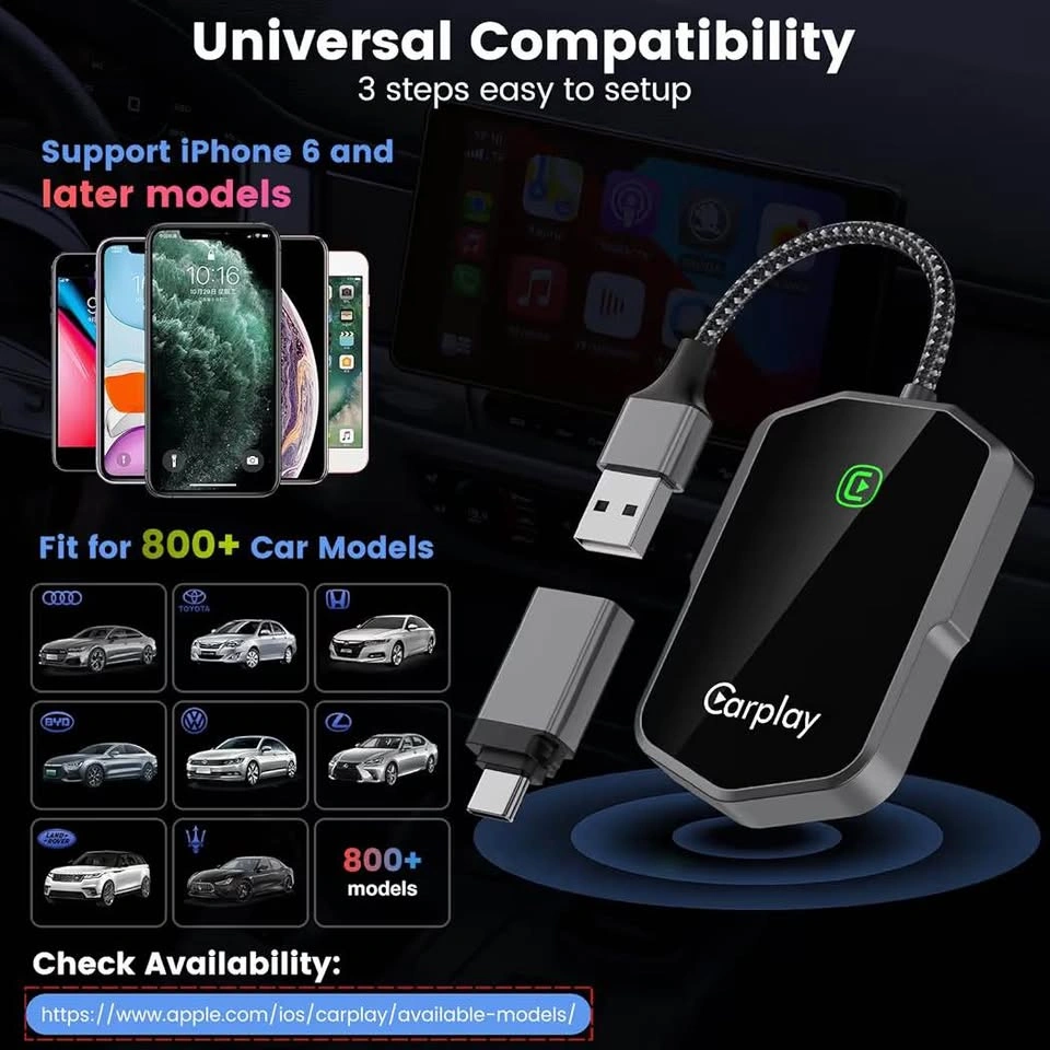 🚗 Wireless CarPlay Adapter – Plug & Play (2024) - photo 5