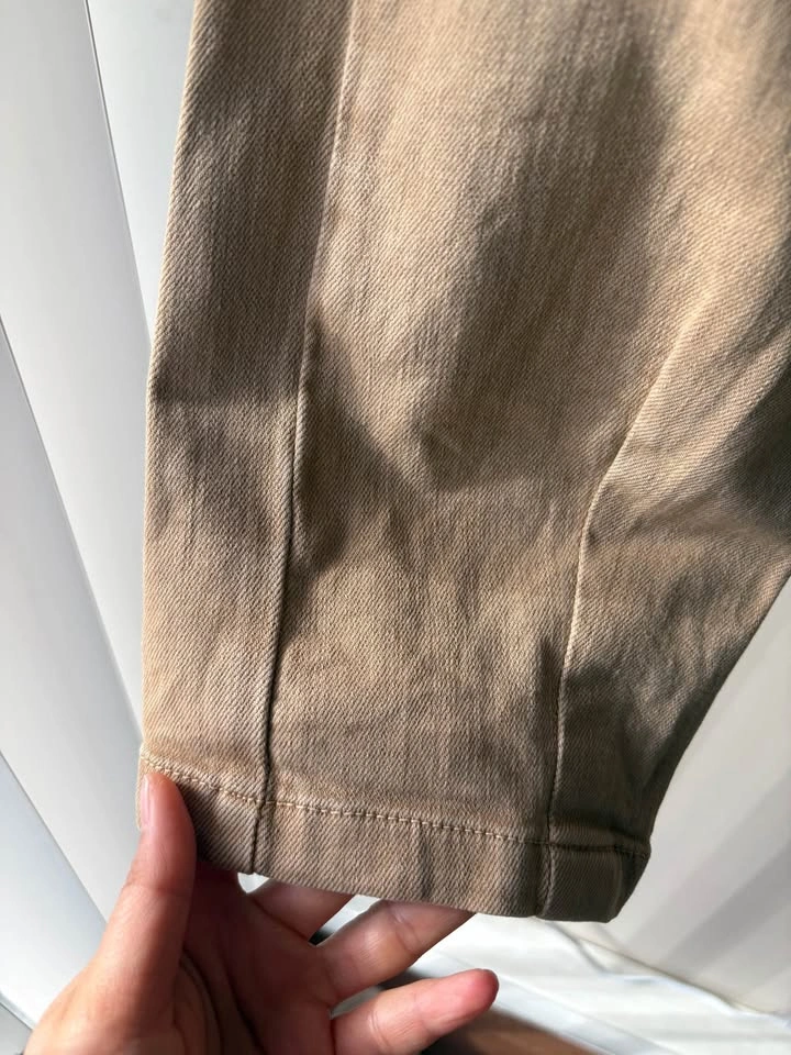 Sézane Tan Pleated Trousers Size 40 - photo 2