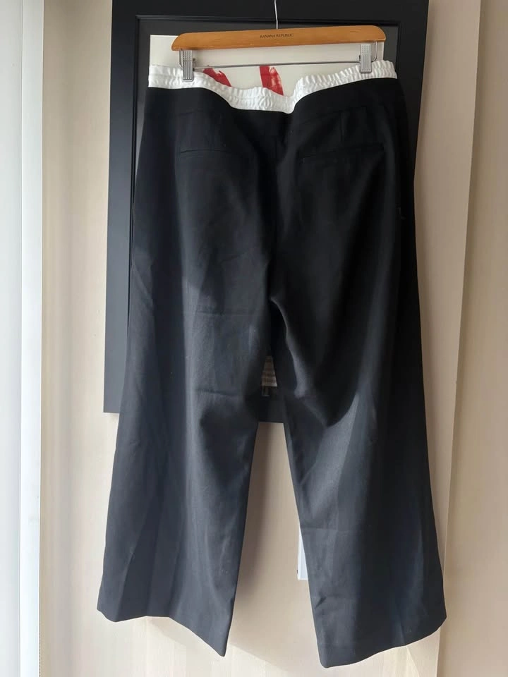 Gap Black Wide-Leg Trousers - photo 4