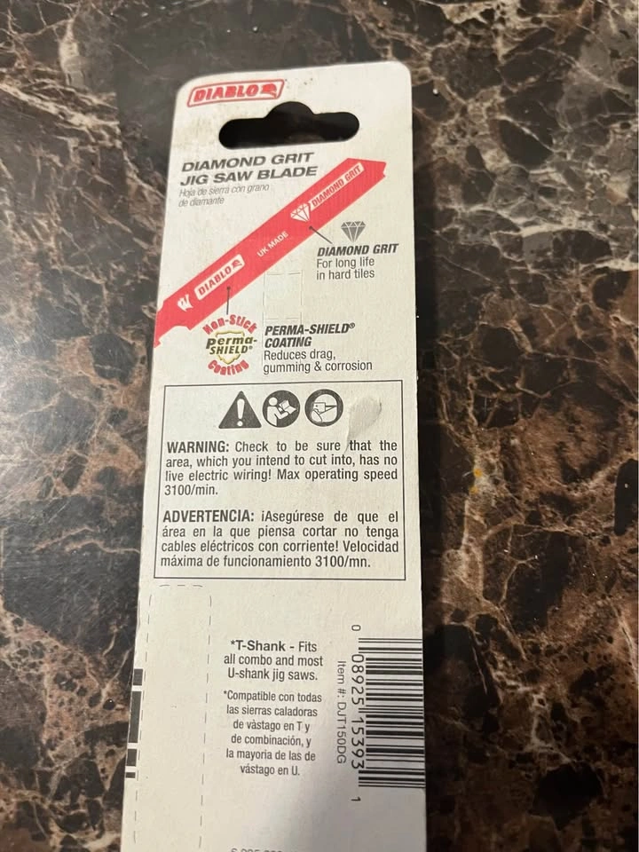 Diamond grit Jigsaw blade - photo 2