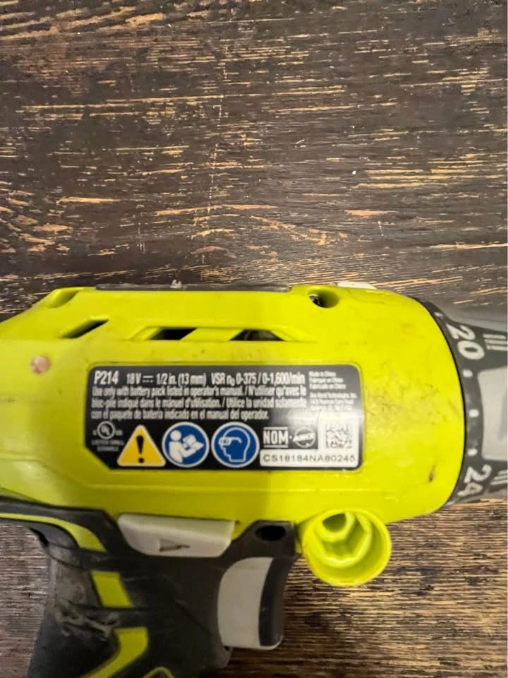 18V Ryobi Drill - photo 3