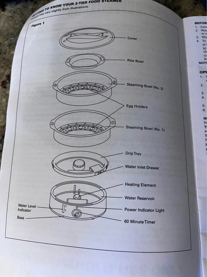 Food steamer (brand new) - photo 3