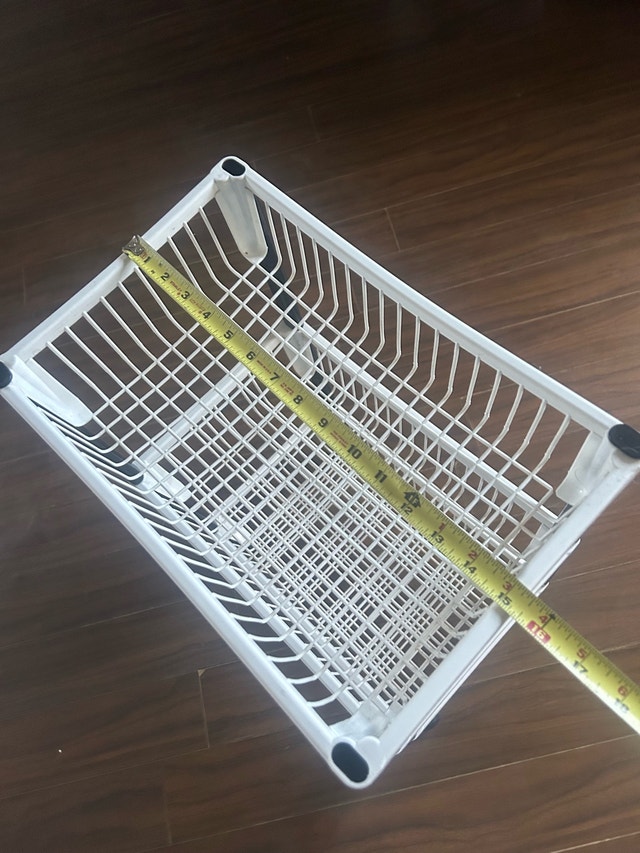 3-Tier plastic Wire Basket Cart - photo 3