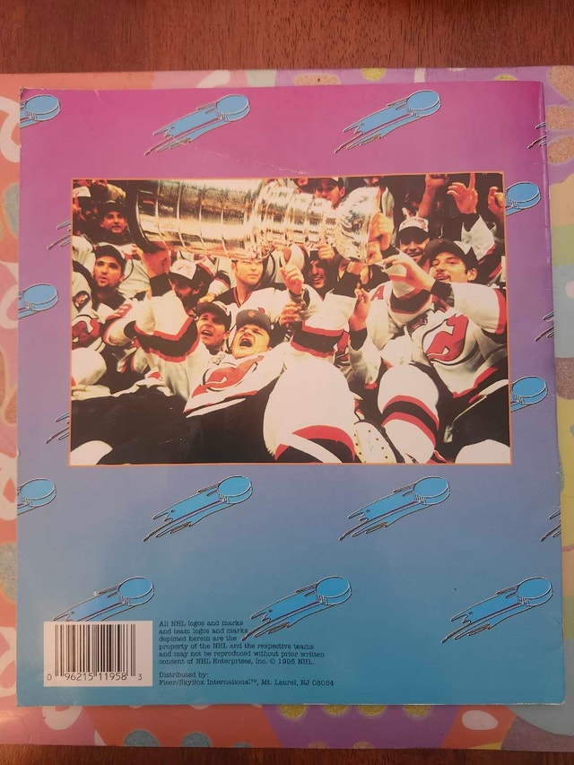 1995-96 NHL Panini Sticker Album Jagr Forsberg Brodeur - photo 2