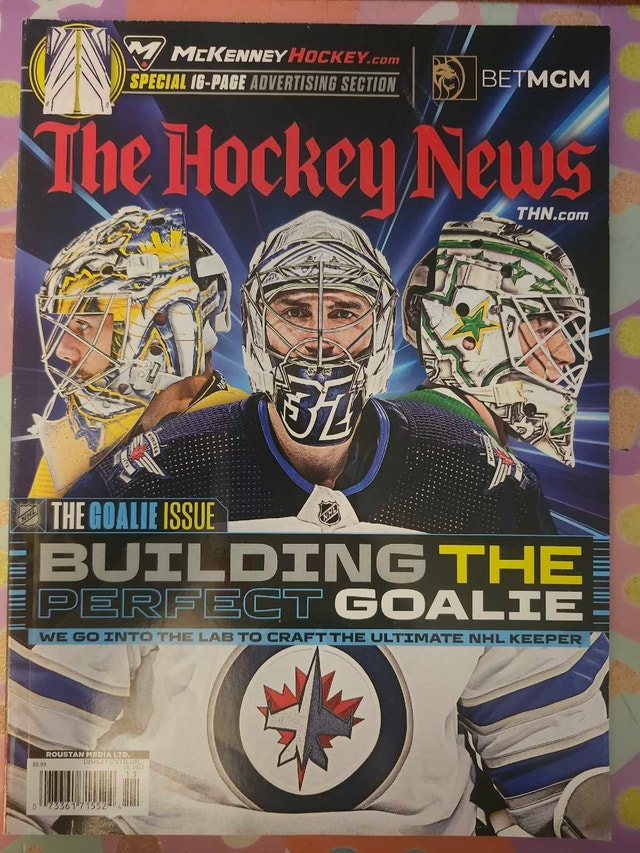The Hockey News Goalie Issue 2023 Connor Hellebuyck