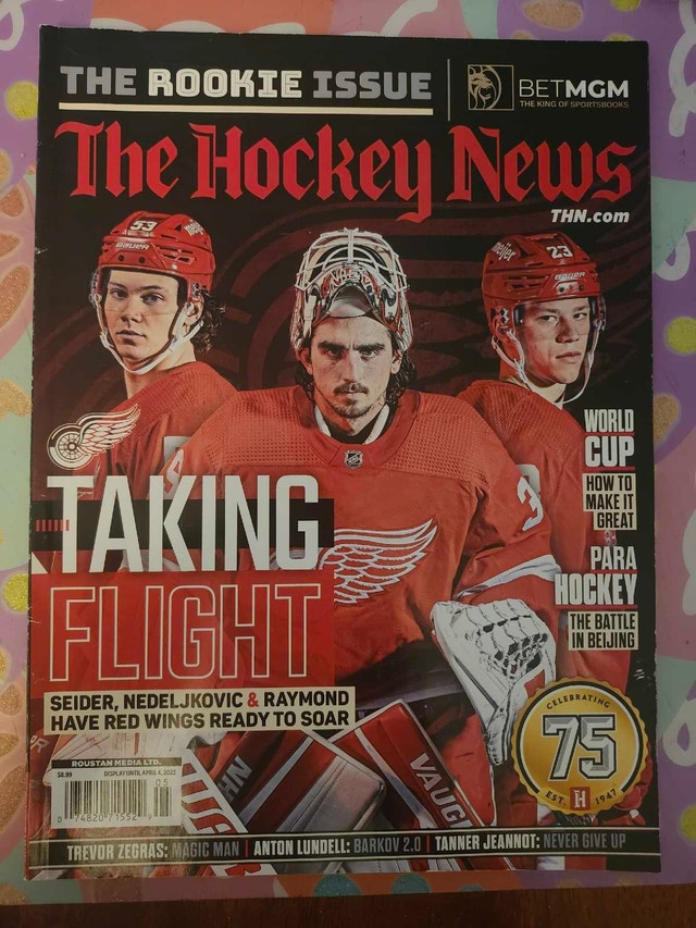 The Hockey News Rookie Issue 2022 Seider Raymond