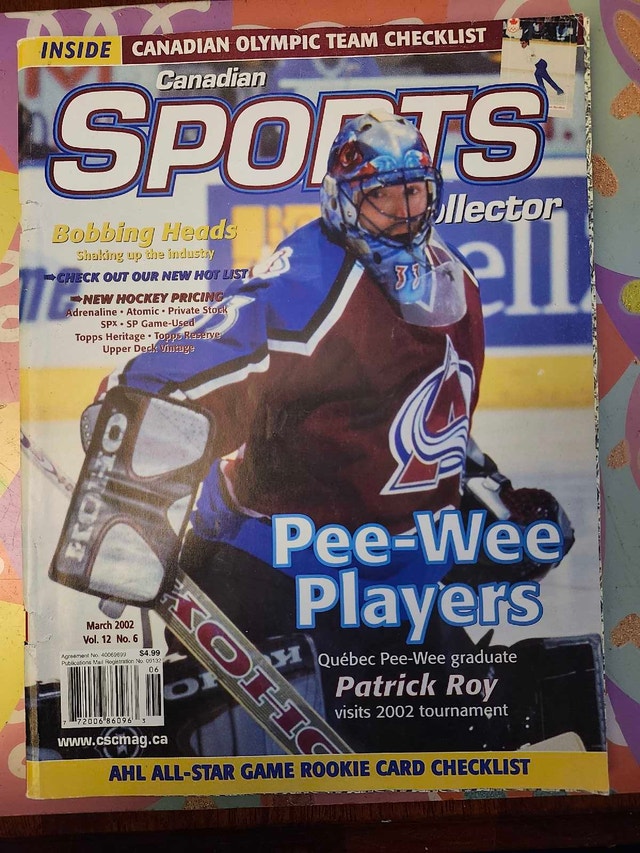 Canadian Sportscard Collector Patrick Roy