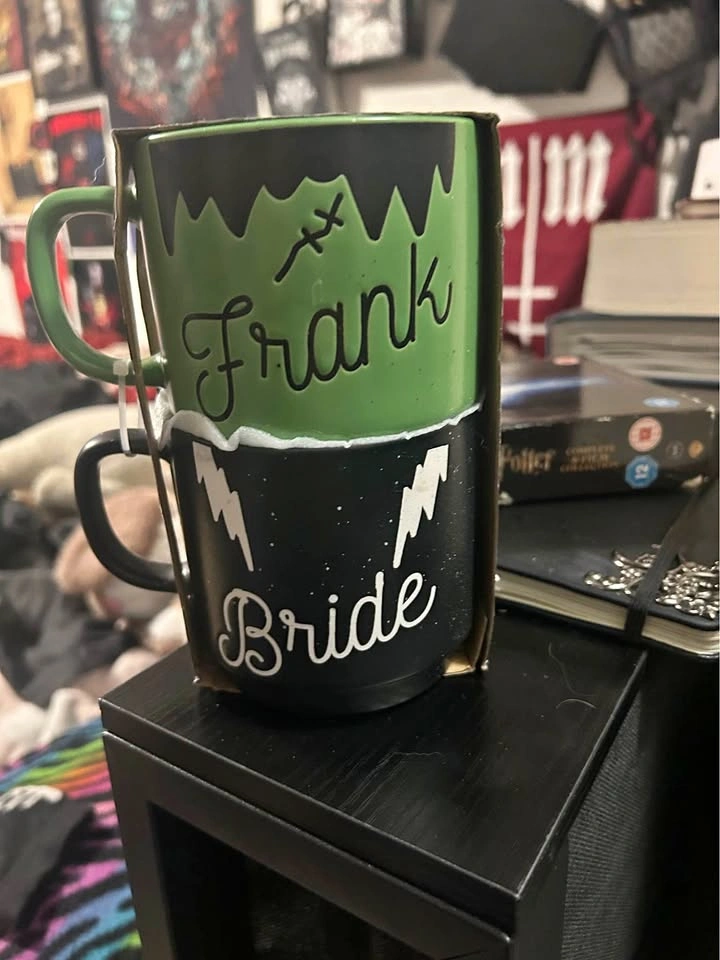 Frank and bride mugs