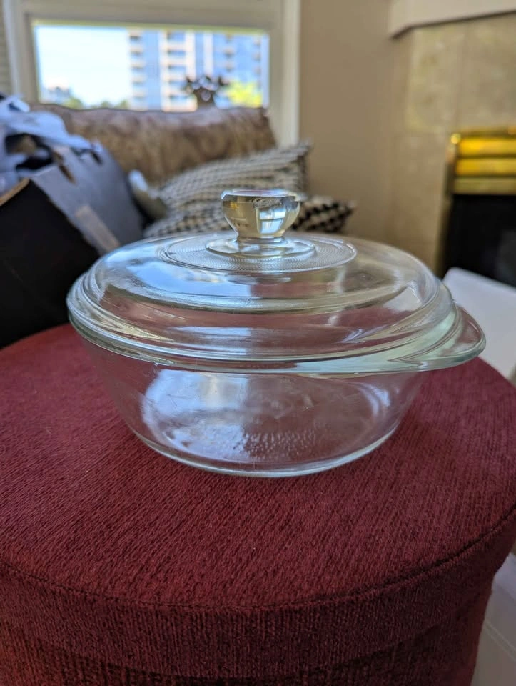Vintage 1 qt glassbake - photo 2