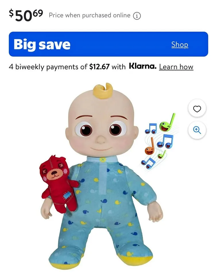 CoComelon Bedtime JJ Doll thumbnail