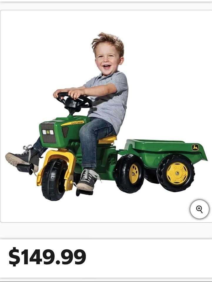 The Kettler John Deere® 3-wheel Tractor