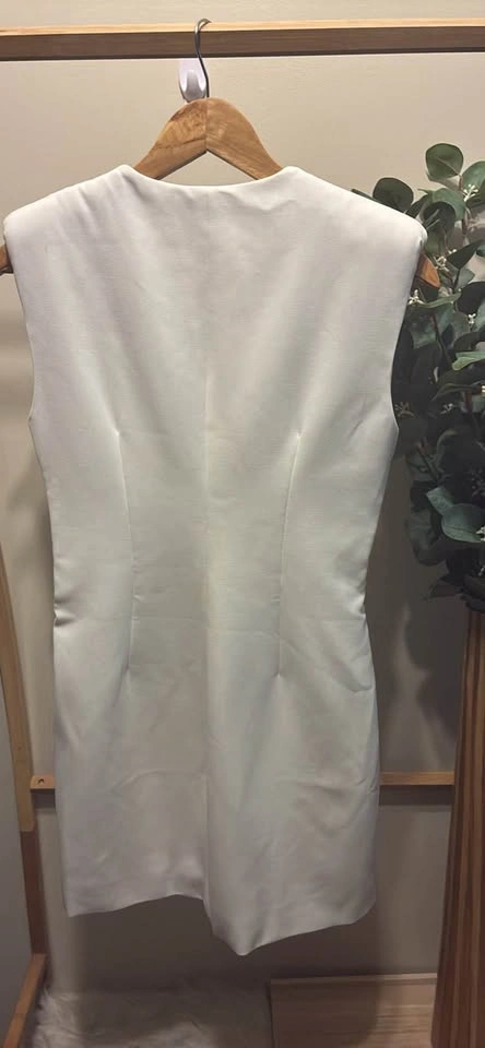 NWOT Zara White Sleeveless Dress size Sm - photo 4