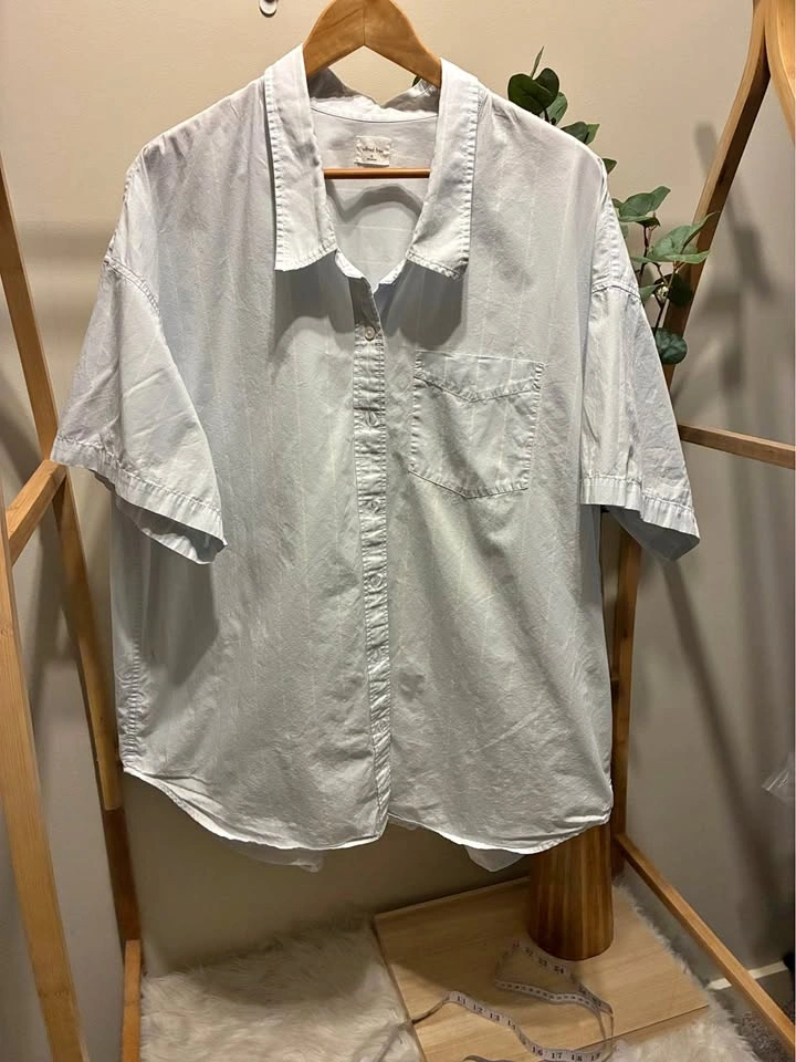 Wilfred Free 100% Cotton Light Blue Shirt size XL