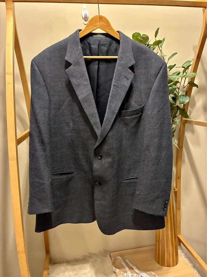 Vintage Oscar De La Renta 100% Virgin Wool Blazer size 48