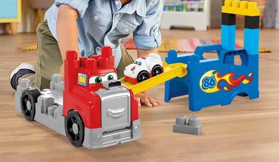 Mega Bloks Pull-Along Puppy and Build & Race Rig Set - photo 5