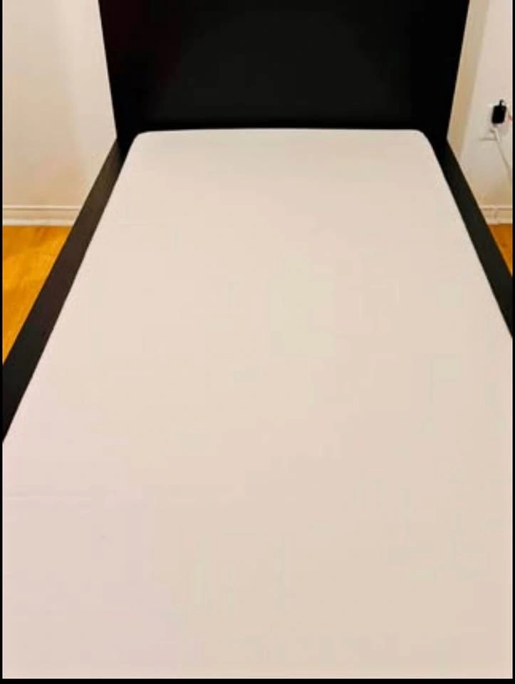 IKEA Single/Twin Bed Frame with Slatted Base - Black-Brown