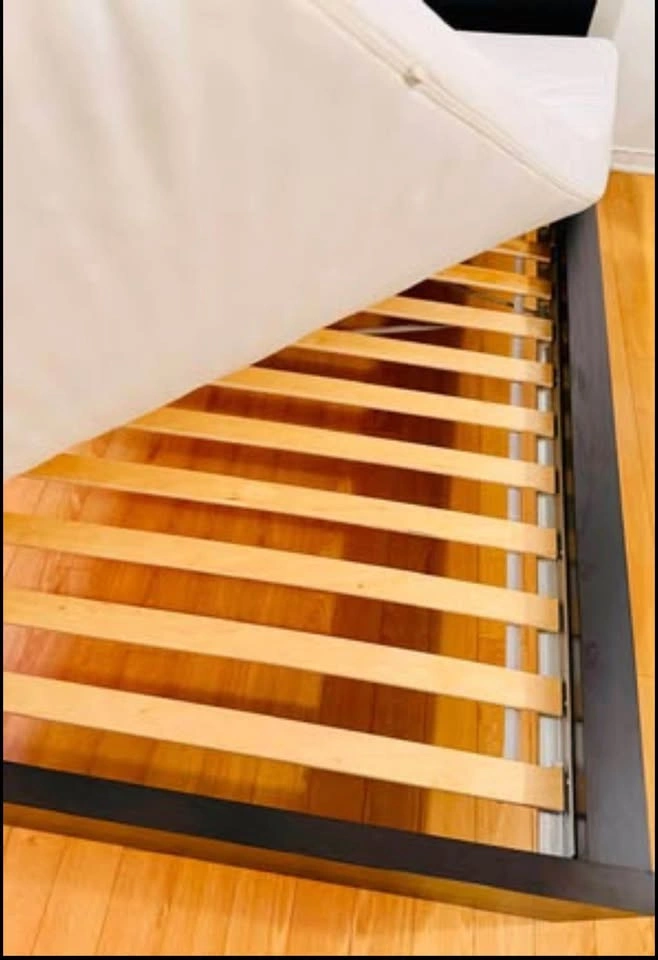IKEA Single/Twin Bed Frame with Slatted Base - Black-Brown - photo 2