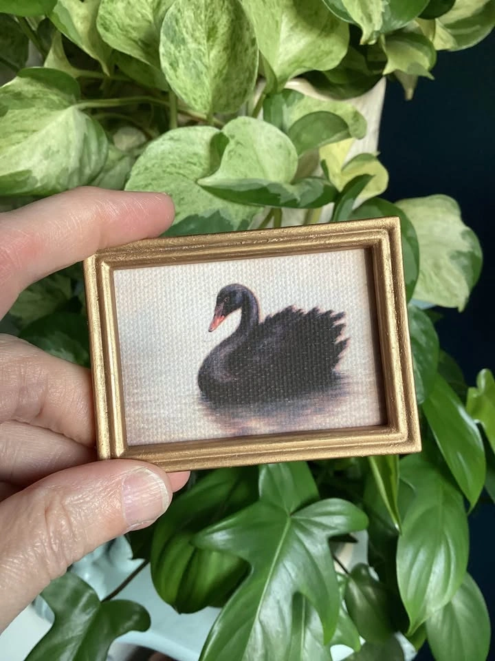 Miniature Artwork Black Swan - photo 3
