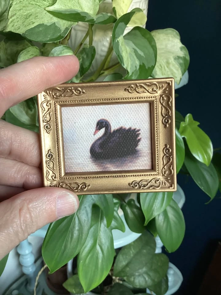 Miniature Artwork Black Swan - photo 5