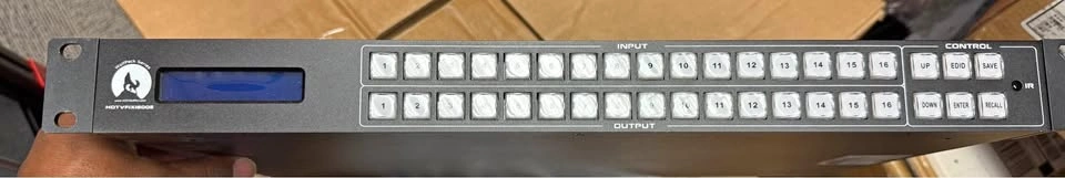 WolfPack 16X16 HDMI Matrix Switcher Model: HDTVFIX1600E
