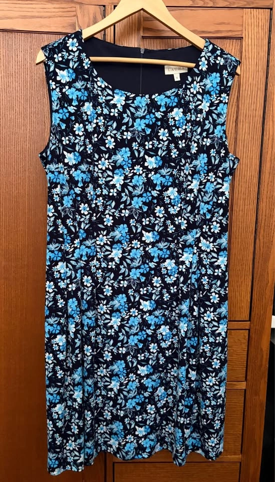 Laura 16 Blue Floral Dress - photo 2