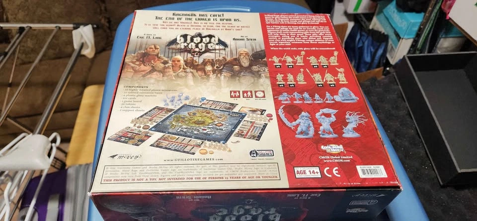 Board game: Blood Rage + 5th player extras ks exclusives - photo 2