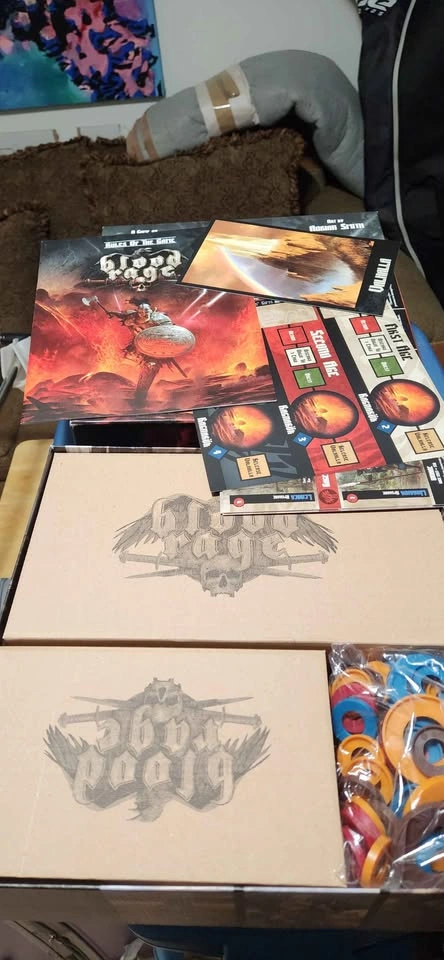 Board game: Blood Rage + 5th player extras ks exclusives - photo 3