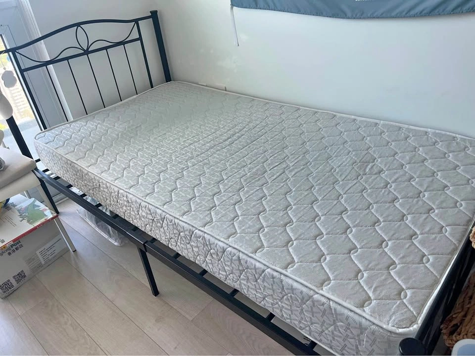 Twin Bed Frame + Mattress